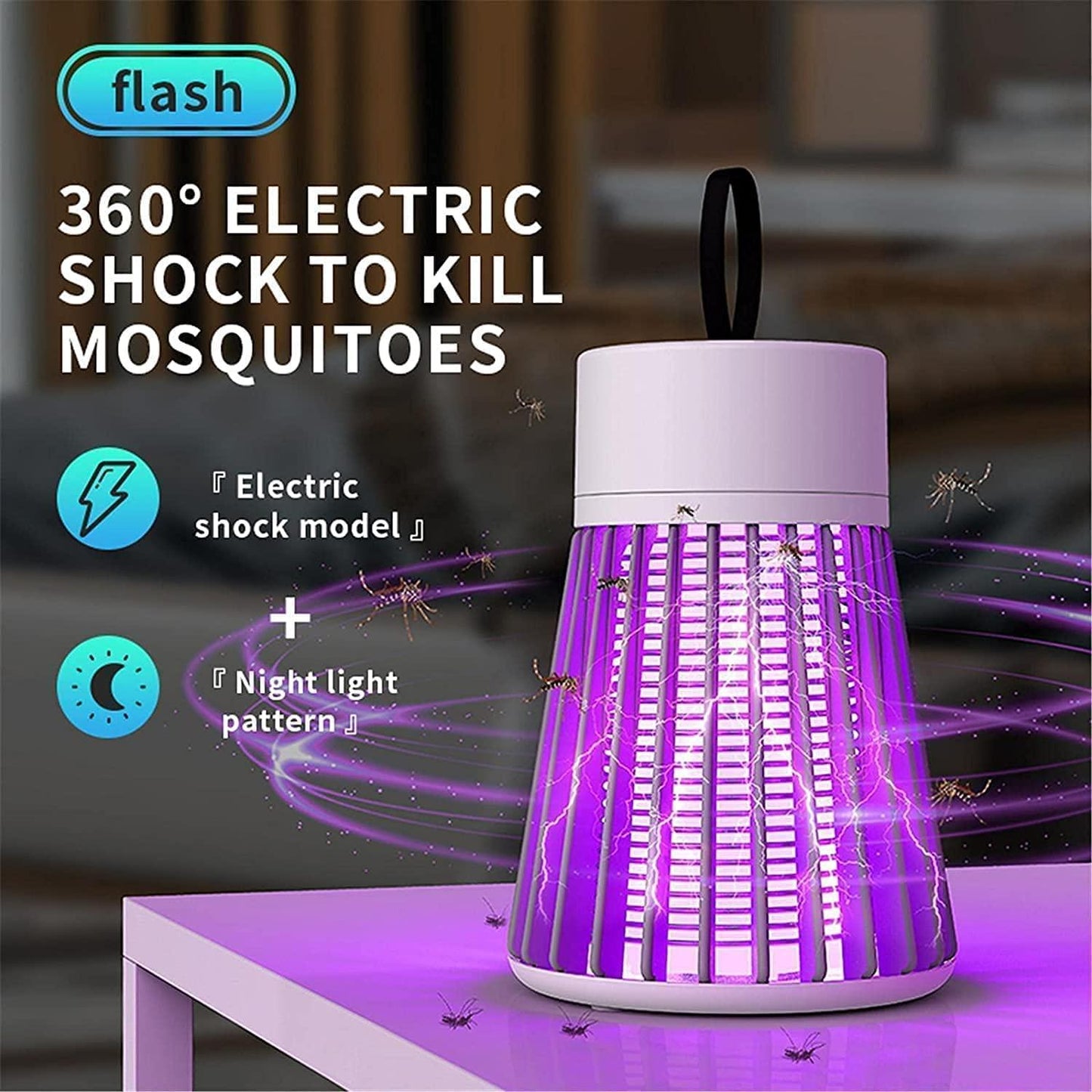 USB Rechargeable Mosquito Killer Lamp